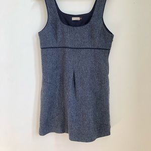 Wilfred Wool Navy Herringbone Jumper